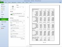 Cómo seleccionar una impresora en Excel 2010