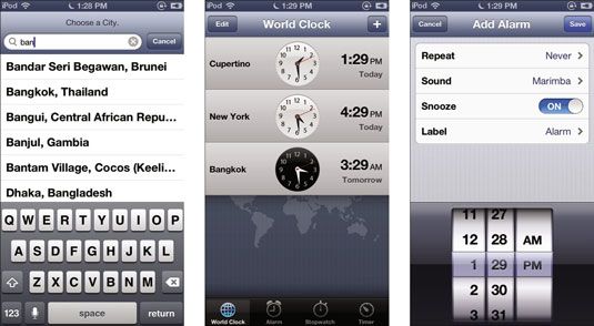 ���� - Cómo configurar múltiples alarmas en su ipod touch