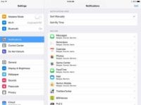 Cómo configurar tipos de notificación en su ipad