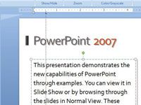Cómo establecer tabulaciones y sangrías en PowerPoint 2007