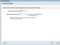 Cómo configurar una cuenta de efectivo en Quicken 2010