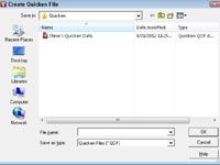 Cómo crear un nuevo archivo en Quicken 2012