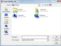 Cómo crear un nuevo archivo en Quicken 2013 o 2014