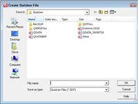 Cómo crear un nuevo archivo de Quicken 2010