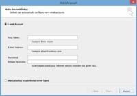 Cómo configurar una cuenta de Microsoft Outlook 2013
