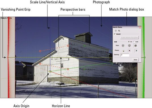 ���� - Cómo configurar para la foto de coincidencia en Google SketchUp 8