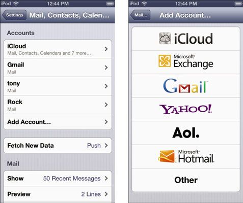 ���� - Cómo configurar cuentas de correo en tu iPod Touch