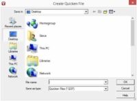 Cómo configurar nuevos archivos en Quicken 2015