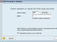 Cómo configurar las listas de seguridad de las cuentas de corretaje en Quicken 2012