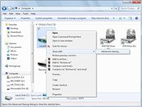 Cómo compartir un disco duro entero en una red principal de Windows 7