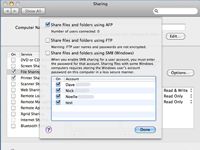 Cómo compartir archivos Mac con computadoras de las ventanas