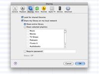 Cómo compartir los medios de comunicación a través de su red con mac os x snow leopard