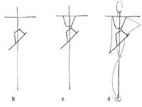 Cómo inclinar los hombros y las caderas sin curvas de dibujo s