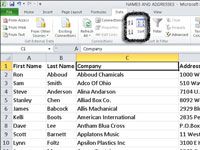 Cómo sobresalir ordenar los datos de 2010 en una sola columna