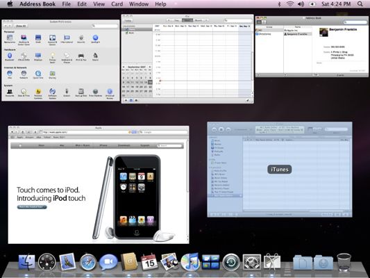 ���� - Cómo cambiar entre aplicaciones con Mac OS X Snow Leopard