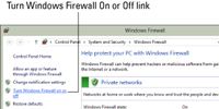 Cómo activar las ventanas 8 firewall dentro y fuera