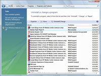 Cómo desinstalar programas en Windows Vista