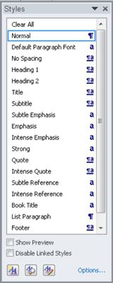 Cómo utilizar un estilo de formato en Word 2010