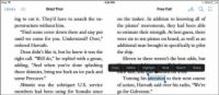 Cómo utilizar marcadores y aspectos más destacados en iBooks