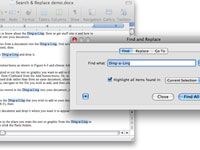 ���� - Cómo utilizar buscar y reemplazar en Word 2008 para Mac