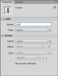 Cómo utilizar etiquetas de fotogramas en Adobe Flash CS6