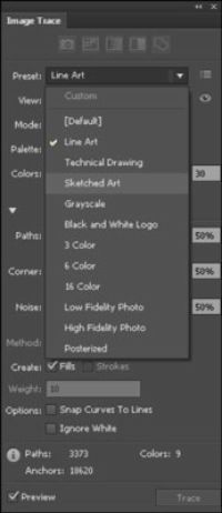 Cómo utilizar la imagen rastro en Adobe Illustrator CS6