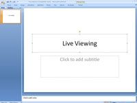Cómo utilizar la vista previa en vivo en PowerPoint 2007