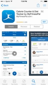 Cómo utilizar el móvil myfitnesspal