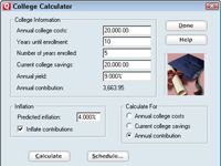 Cómo utilizar Quicken 2010's college cost calculator