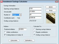 Cómo utilizar Quicken 2010's investment savings calculator