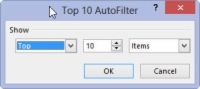 Cómo utilizar filtros de número ya hechas en Excel 2013