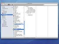 ���� - Cómo utilizar los servicios para compartir capacidades del programa en Mac OS X Snow Leopard