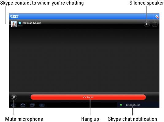 ���� - Cómo usar Skype para chatear en galaxy tab