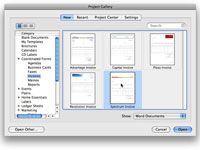 Cómo utilizar las plantillas en Word 2008 para Mac