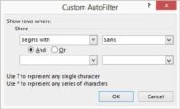 Cómo utilizar el Autofiltro personalizado en una tabla de Excel