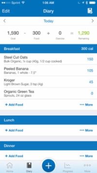 Cómo utilizar el diario de alimentos myfitnesspal