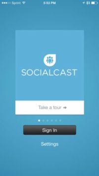 ���� - Cómo utilizar la aplicación móvil de Socialcast