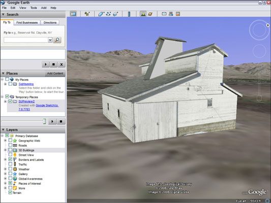 ���� - Cómo ver el modelo de SketchUp Google en Google Earth