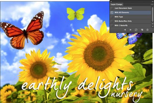 Cómo trabajar con el panel de composiciones de capas en Photoshop CS6