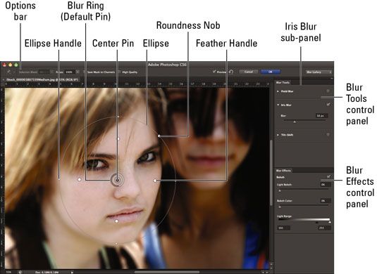 ¿Cómo trabajar con la nueva galería de desenfoque en Photoshop CS6