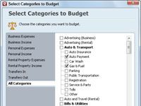 ¿Cómo trabajar con los Quicken 2013 ventanas de presupuesto