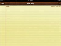 Cómo escribir notas en su ipad