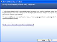 Instalación y ejecución de elementos esenciales de seguridad de Microsoft