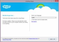 Instalación de la versión para Windows de Skype en sus ventanas 8.1 máquina