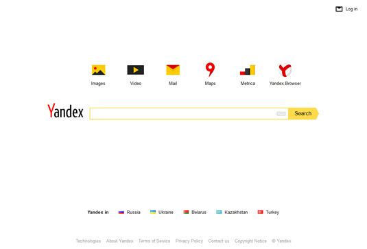 Yandex gobierna en los buscadores rusos.