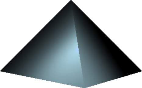 Una pirámide cuadrada en JavaFX.