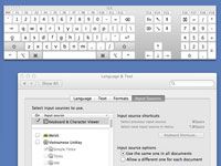 Atajos de teclado para insertar caracteres especiales en iBooks autor