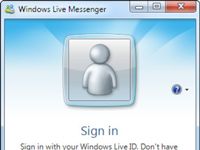 ���� - Ventanas de lanzamiento de Live Messenger por primera vez en Windows 7