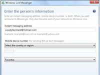 Ventanas de lanzamiento de Live Messenger por primera vez en Windows 7