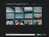 Cargar fotos con Windows 8's built-in software